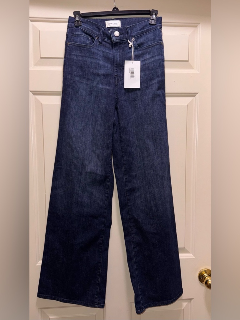 Frame Le Slim Palazzo High Waist Wide Leg Jeans, size 26, NWT - Picture 3 of 10